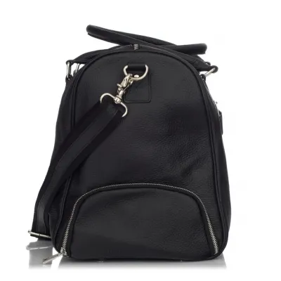 Czarna Torba Weekendowa Skórzana Kelman BP31 - 2