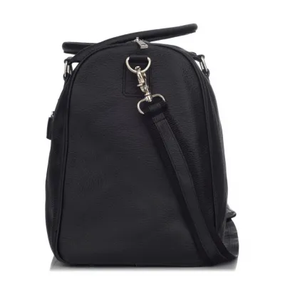 Czarna Torba Weekendowa Skórzana Kelman BP31 - 4