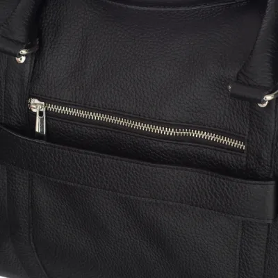 Czarna Torba Weekendowa Skórzana Kelman BP31 - 7