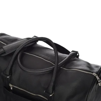 Czarna Torba Weekendowa Skórzana Kelman BP31 - 8