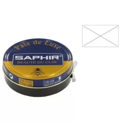 Bezbarwna SAPHIR BDC Pate de Luxe Pasta do butów z Woskiem Pszczelim 50ml - 2