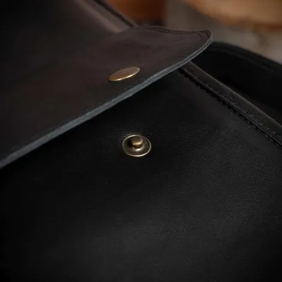 Tornister Plecak na Laptopa 17,3 Skórzany Vintage Unisex czarny Outlander BT09GA