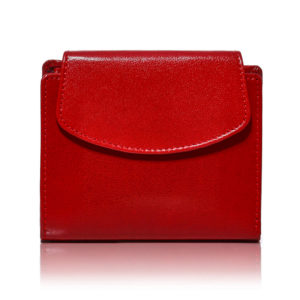 czerwony portfel mały